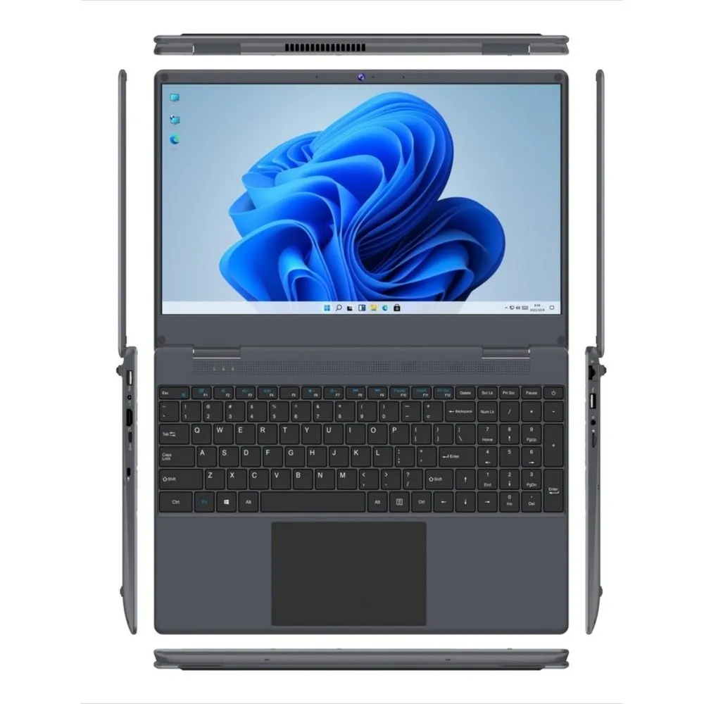 Ноутбук Hiper WorkBook 15.6" IPS 1920x1080, Intel Core i3 1000NG4 1.1 ГГц, 16Gb RAM, 512Gb SSD, W11Pro, черный (U26-15FII3100R16S5WPG)