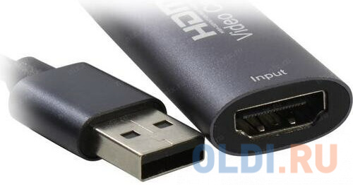 ORIENT C703HVC, Адаптер HDMI -> USB2.0, устройство видеозахвата со звуком 1920x1080@30Hz, поддержка Windows/MacOS/Android, не требуется внешнее пит в Москвe