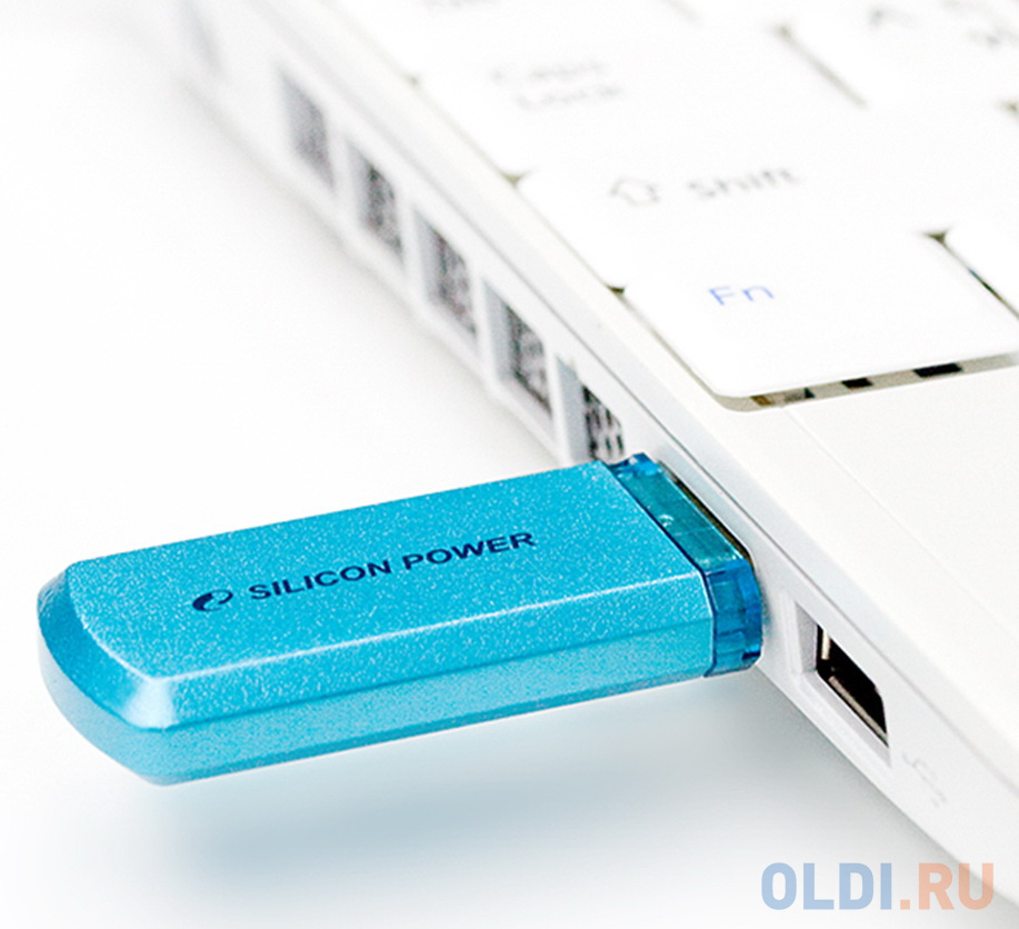 Внешний накопитель 16GB USB Drive <USB 2.0 Silicon Power Helios 101 Blue (SP016GBUF2101V1B)