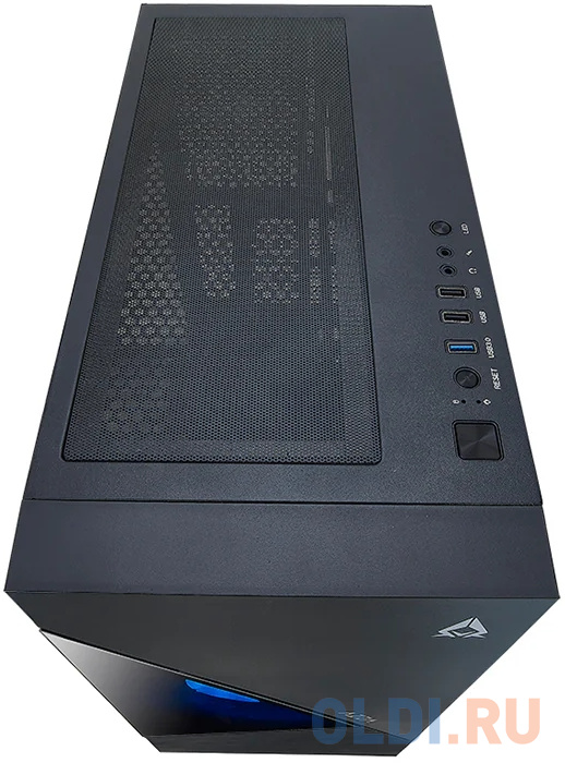 Корпус Azza Eclipse черный без БП ATX 9x120mm 5x140mm 2xUSB2.0 1xUSB3.0 audio bott PSU в Москвe