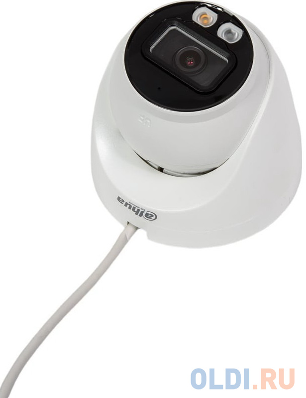 DAHUA DH-IPC-HDW2249TP-S-LED-0280B Уличная турельная IP-видеокамера Full-color с ИИ 2Мп, 1/2.8” CMOS, объектив 2.8мм, видеоаналитика, LED-подсветка до в Москвe