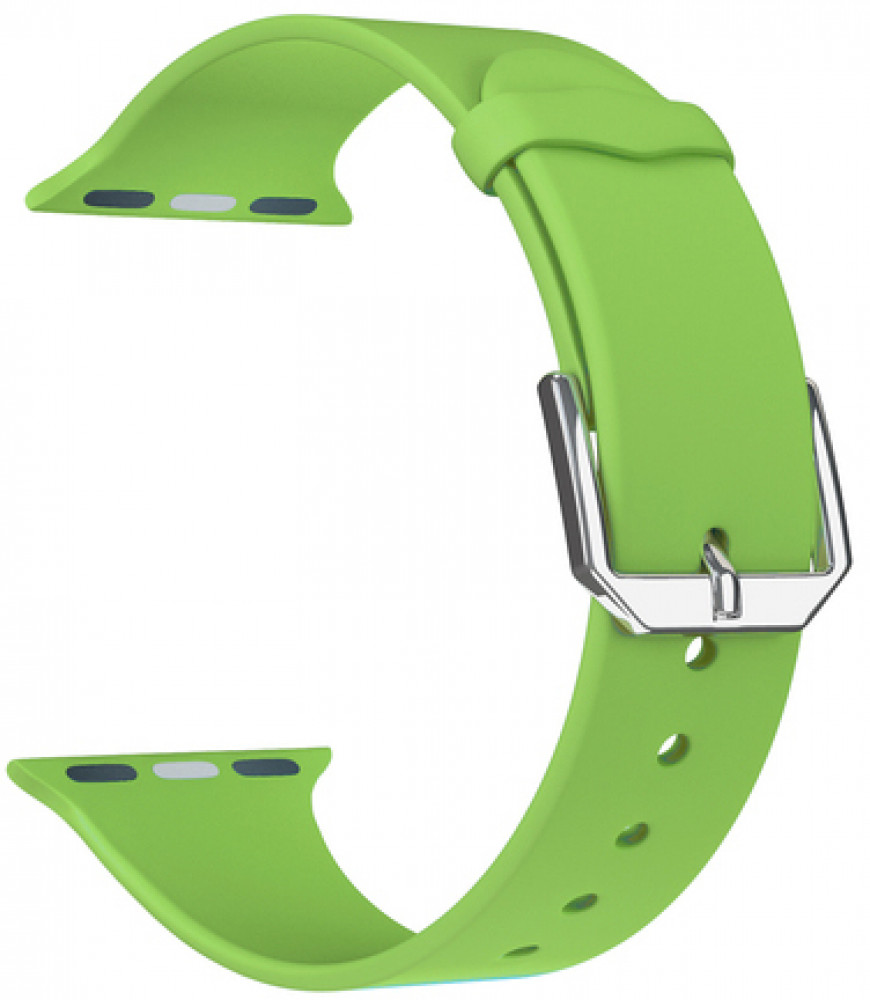 Ремешок Lyambda Alcor для Apple Watch, силикон, зеленый (DS-APS08C-40-GN)