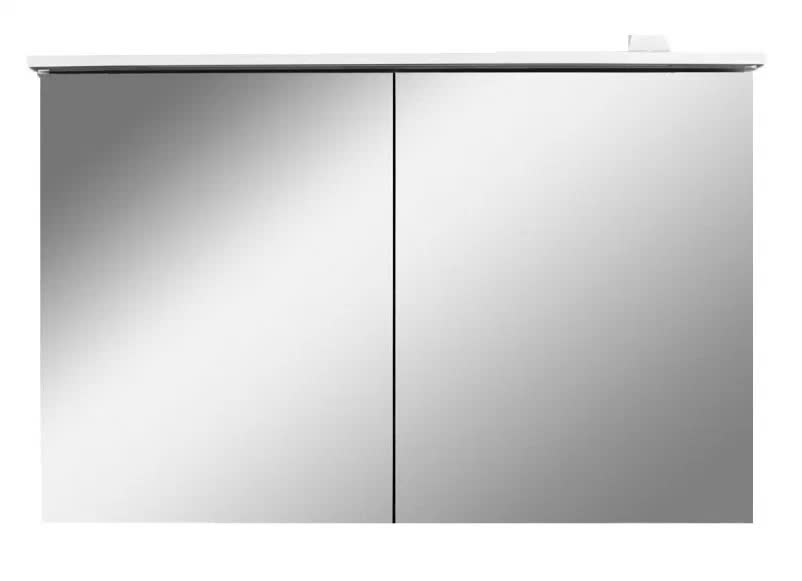 Зеркальный шкаф с LED-подсветкой, 100 см AM.PM SPIRIT 2.0 M70AMCX1001WG, цвет: белый, глянец