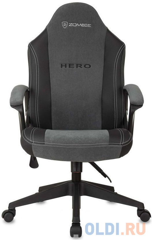 Кресло для геймеров Zombie Hero чёрный серый
