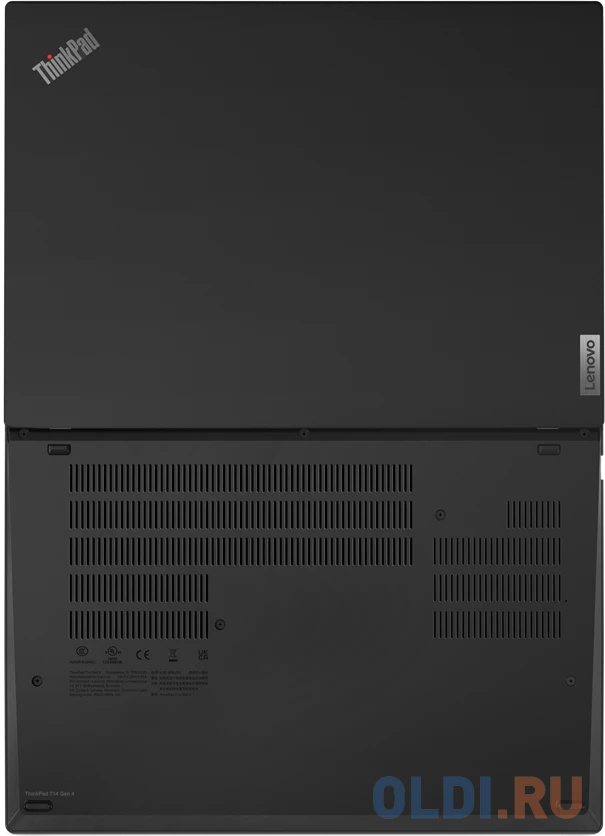 ThinkPad T14 Gen 4 14" WUXGA (1920x1200) IPS 300N, i7-1355U, 16GB LPDDR5 5200, 512B SSD M.2, Intel Iris Xe, WiFi, BT, FPR, FHD Cam, 52.5Wh, 65W U