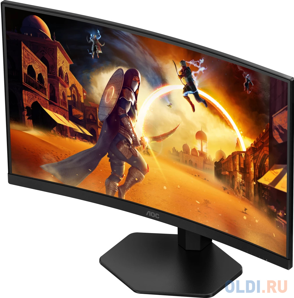 Монитор 27&quot; AOC CQ27G4X Black  (VA, изогнутый, 2560x1440, 180Hz, 0.5 ms, 178°/178°, 300 cd/m, 80M:1, +2xHDMI 2.0, +DisplayPort 1.4)