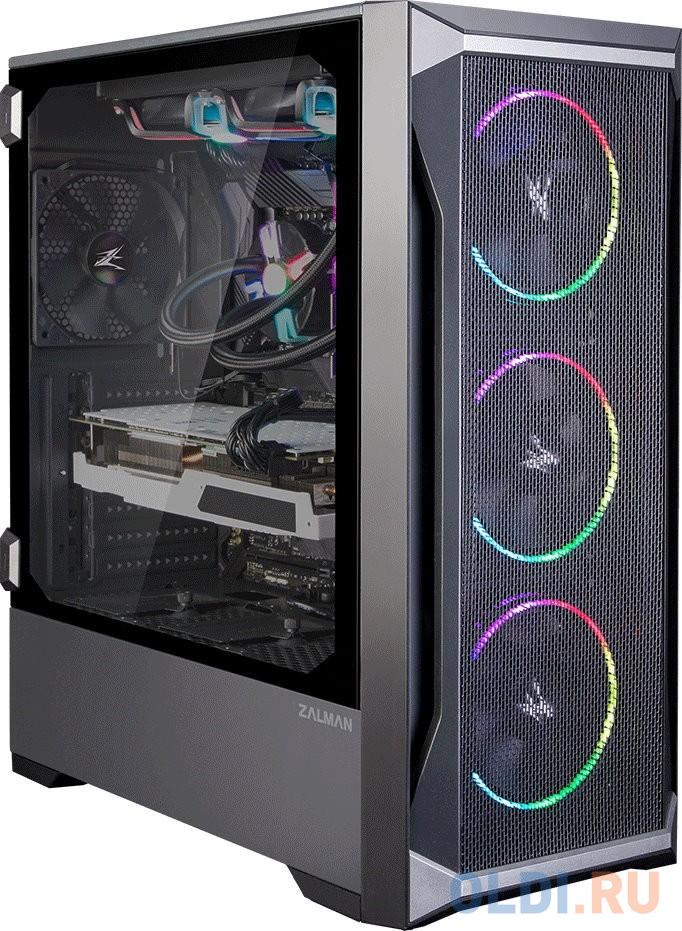 Корпус E-ATX Zalman Z8 MS Без БП чёрный в Москвe