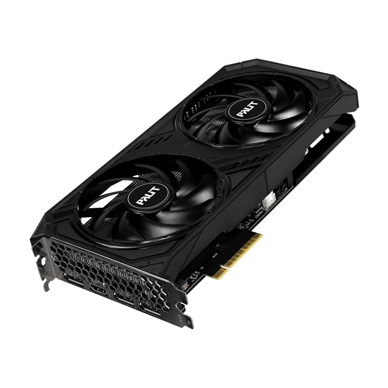 Видеокарта Palit nVidia GeForce RTX 4060 DUAL OC 8G 1830Mhz PCI-E 8192Mb 17000Mhz 128 bit HDMI 3xDP NE64060T19P1-1070D в Москвe