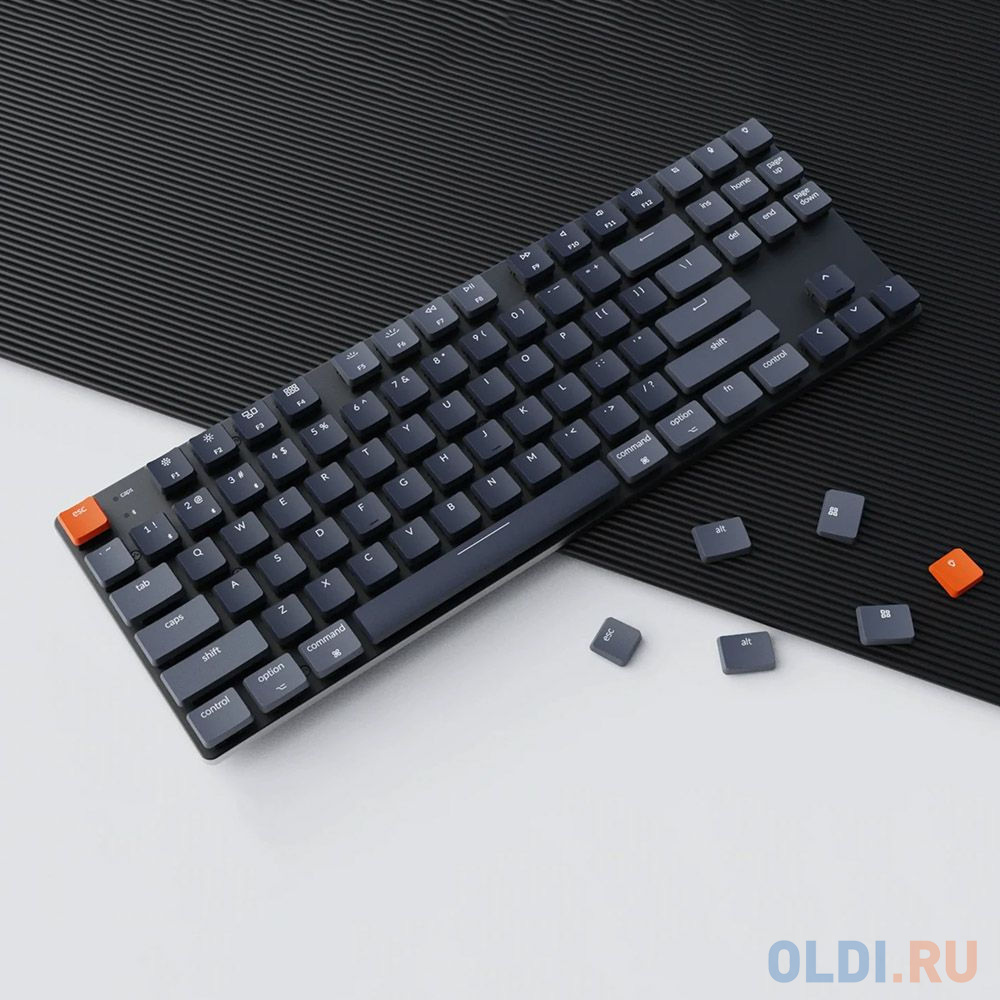 Беспроводная механическая ультратонкая клавиатура Keychron K1SE, TKL, RGB подсветка, Blue Switch в Москвe