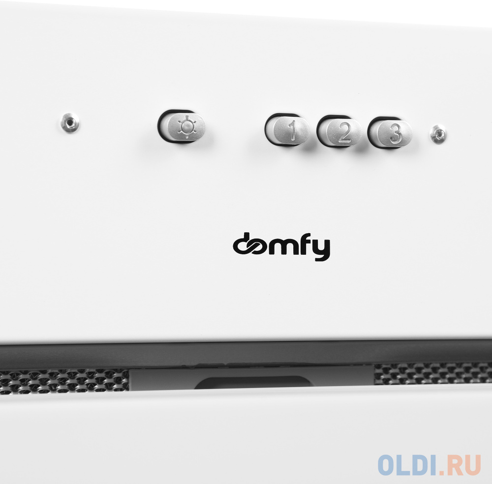 Вытяжка встраиваемая Domfy DM6036BB WG белый управление: кнопочное (1 мотор) в Москвe