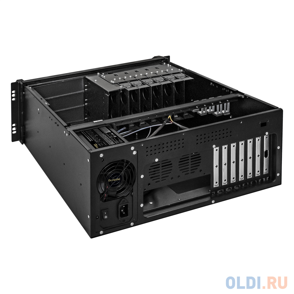 Серверный корпус ExeGate Pro 4U480-06/4U4021S <RM 19", высота 4U, глубина 480, БП 500RADS, USB> в Москвe