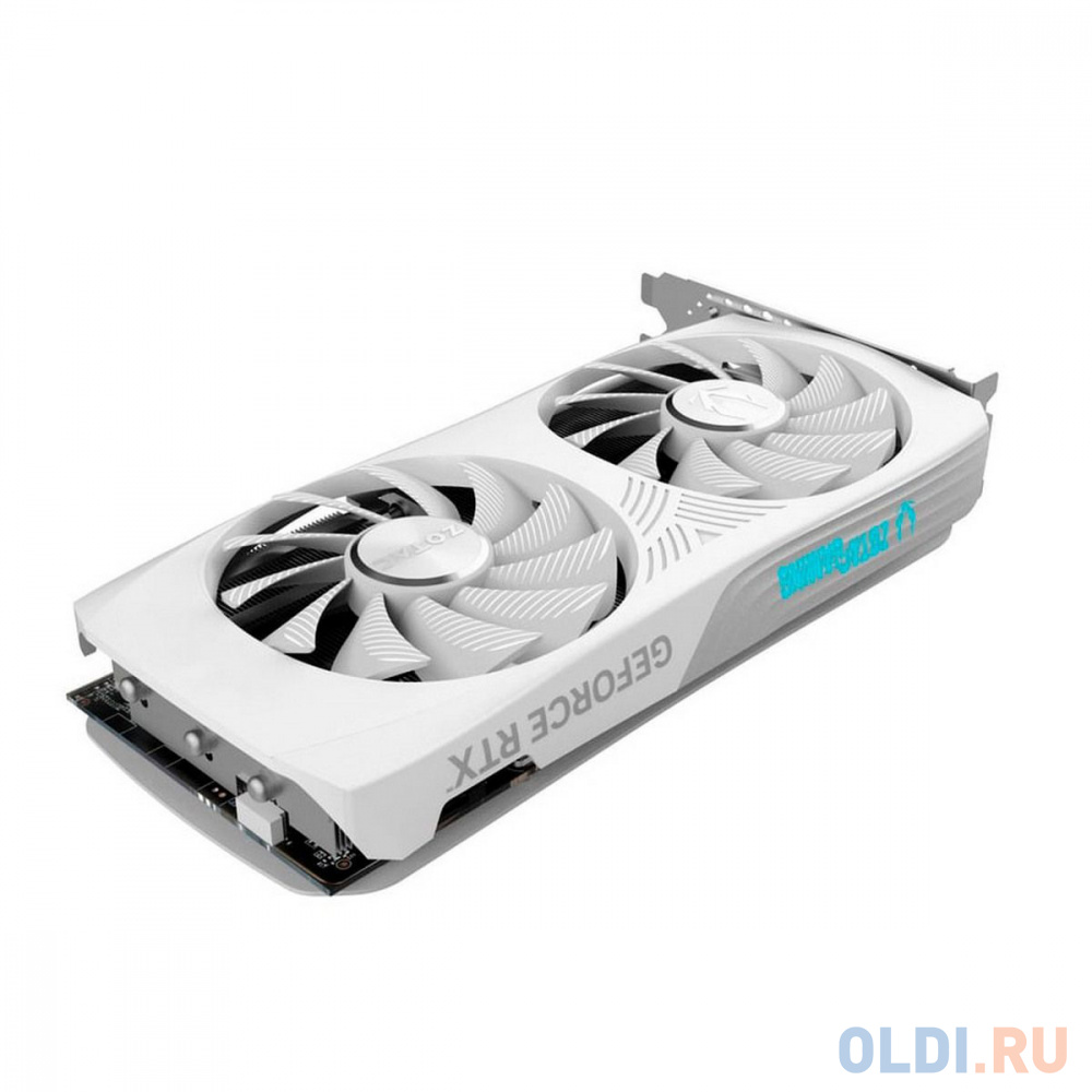 Видеокарта Zotac RTX4070 SUPER ТWIN EDGE ОС WHITE ED 12GB GDDR6X 192bit 3xDP HDMI 2FAN Medium Pack