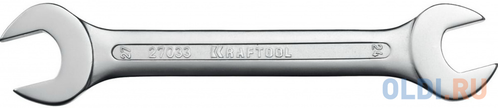 KRAFTOOL 24 х 27 мм, рожковый гаечный ключ (27033-24-27)