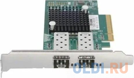 DXE-820S/A1A Сетевой PCI Express адаптер с 2 портами 10GBase-X SFP+