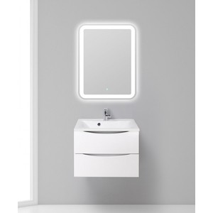 Тумба под раковину BelBagno Marino 65 bianco lucido (MARINO-650-2C-SO-BL-P)