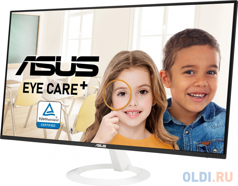 Монитор Asus 27" VZ27EHF-W белый IPS LED 1ms 16:9 HDMI матовая 250cd 178гр/178гр 1920x1080 100Hz FHD 3.6кг