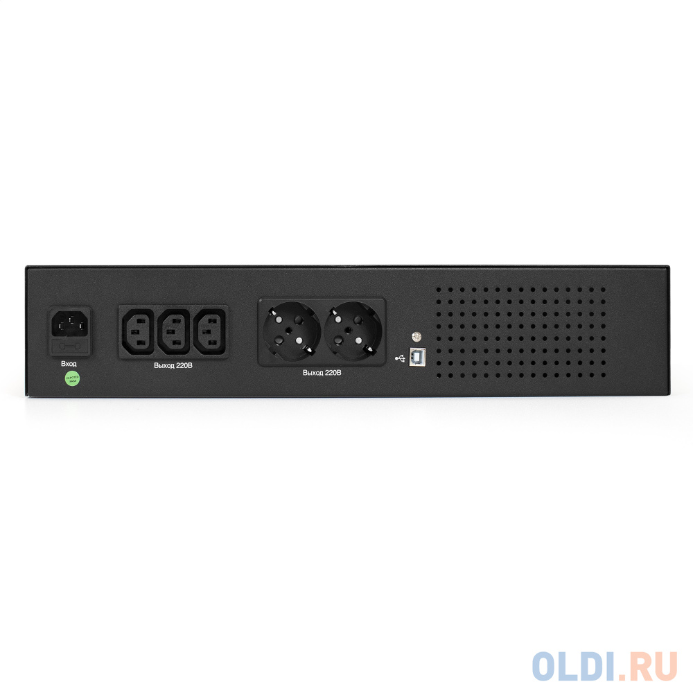 Exegate EX293850RUS ИБП ExeGate ServerRM UNL-1000.LCD.AVR.2SH.3C13.USB.2U <1000VA/650W, Color LCD, AVR, 2*Schuko+3*C13, USB, 2U, установка в стойку