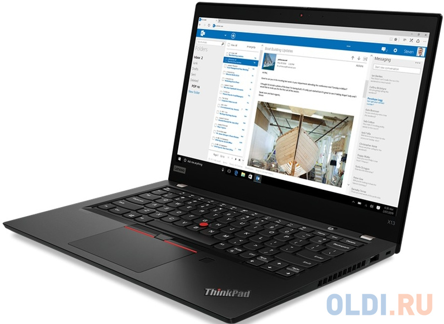 Ноутбук Lenovo ThinkPad X13 G1 13.3" 1920x1080 Intel Core i5-10210U SSD 512 Gb 8Gb WiFi (802.11 b/g/n/ac/ax) Bluetooth 5.0 Intel UHD Graphics чер в Москвe