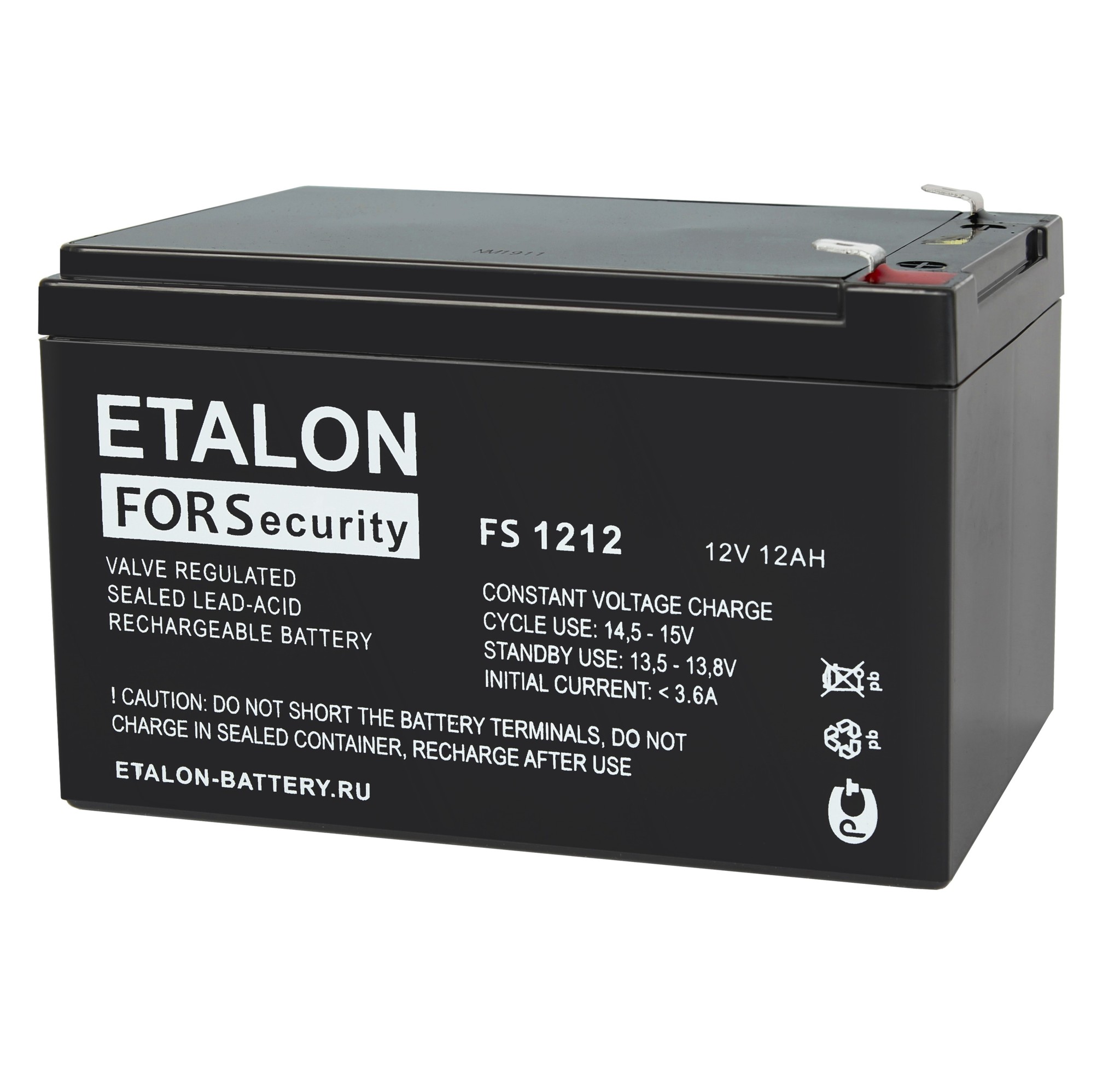 Аккумуляторная батарея для ОПС ETALON FS 1212, 12V, 12Ah (ETALON FS 1212)