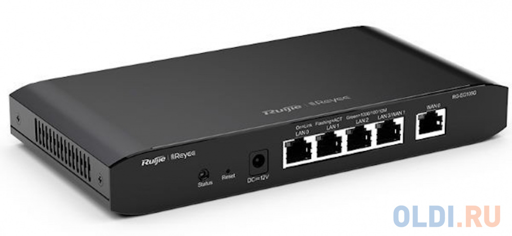 Reyee 5-Port Gigabit Cloud Managed  router, 5 Gigabit Ethernet connection Ports, support up to 2 WANs,  100 concurrent users, 600Mbps. в Москвe