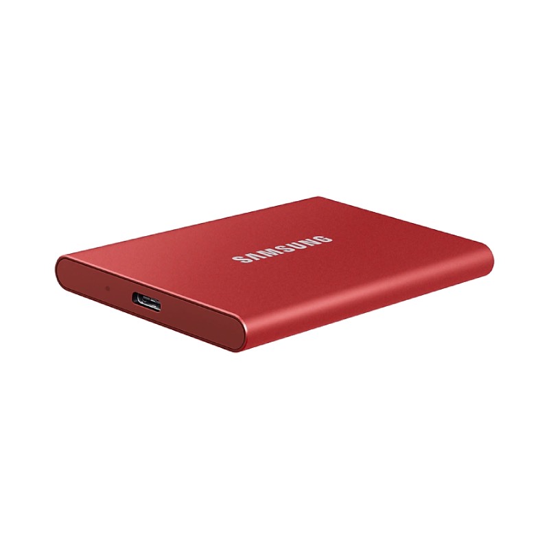 Твердотельный накопитель Samsung Portable T7 500Gb Red MU-PC500R/WW