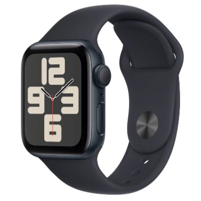 Смарт-часы Apple Watch SE 2023 A2722 40мм, 1.57" OLED, темная ночь (MRTR3LL/A)