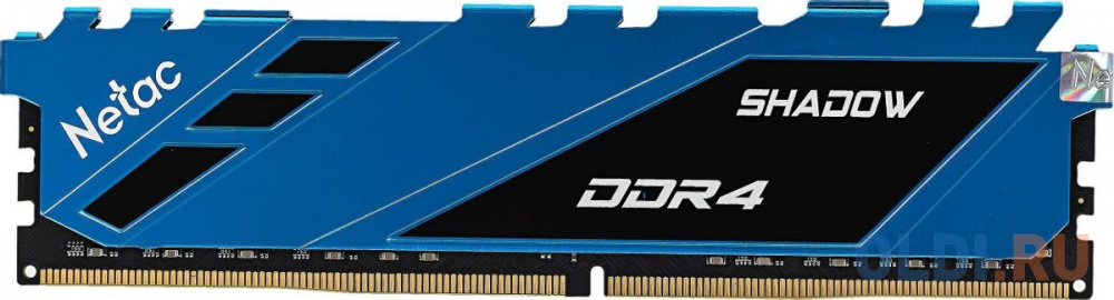 Память DDR 4 DIMM 16Gb PC25600, 3200Mhz, Netac Shadow S NTSSD4P32SP-16W   C16 White, с радиатором в Москвe