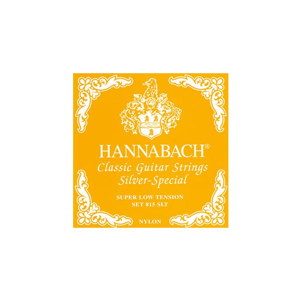 Струны Hannabach 815SLT Yellow SILVER SPECIAL нейлон для классической гитары
