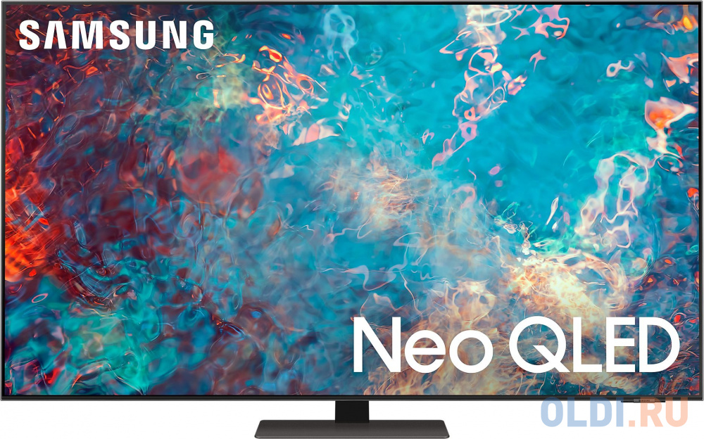 Телевизор QLED Samsung 75" QE75QN87AAUXRU Q серебристый 4K Ultra HD 120Hz DVB-T2 DVB-C DVB-S2 USB WiFi Smart TV (RUS) в Москвe