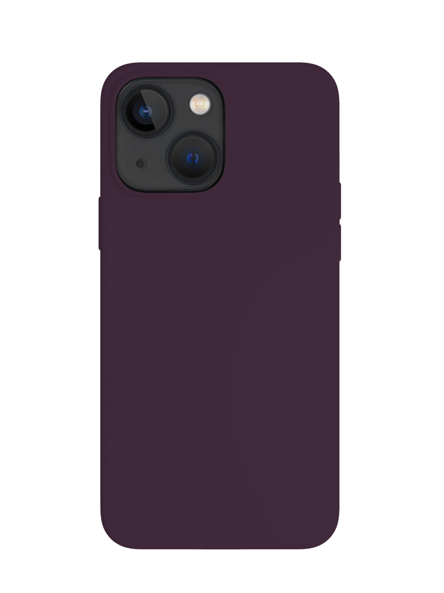 Чехол защитный VLP Silicone case with MagSafe для iPhone 14 Plus, темно-фиолетовый