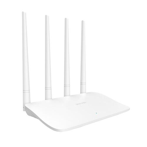 Wi-Fi роутер Tenda F6, 802.11n, 2.4 ГГц, до 300 Мбит/с, LAN 3x100 Мбит/с, WAN 1x100 Мбит/с, внешних антенн: 4x5dBi (F6)