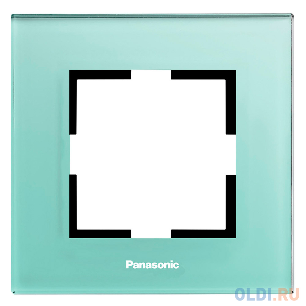 Рамка Panasonic Karre Plus WKTF08013GB-RU декоративная 1x стекло зеленый (упак.:1шт)