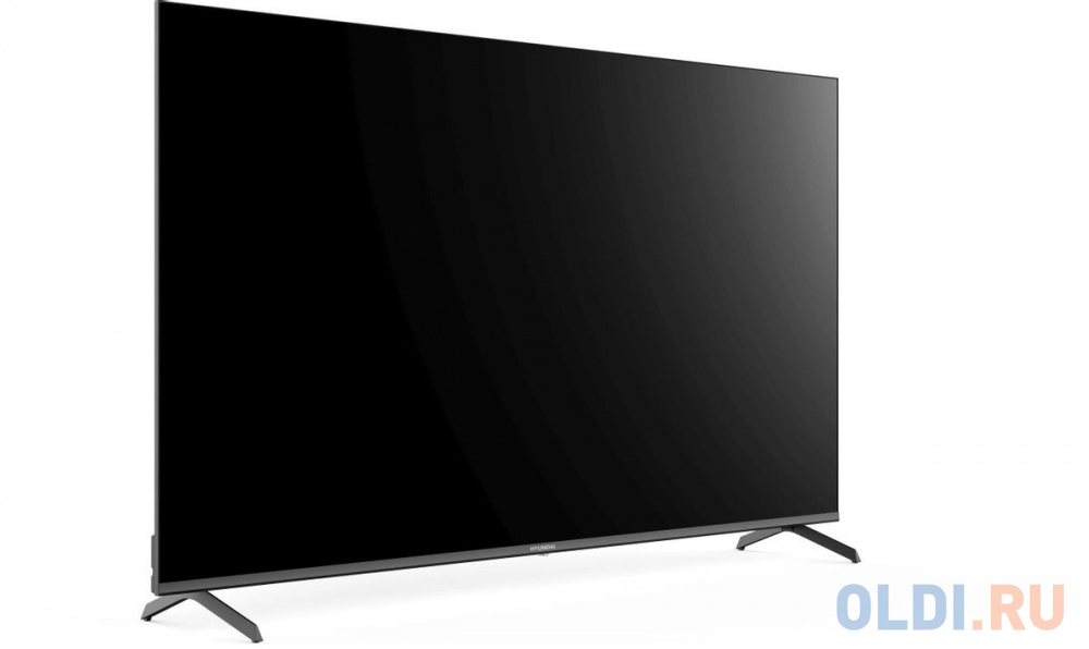 Телевизор LED Hyundai 65" H-LED65BU7009 Android TV Frameless Metal черный/черный 4K Ultra HD 60Hz DVB-T DVB-T2 DVB-C DVB-S DVB-S2 USB WiFi Smart в Москвe