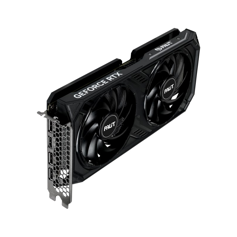 Видеокарта Palit nVidia GeForce RTX 4060 DUAL OC 8G 1830Mhz PCI-E 8192Mb 17000Mhz 128 bit HDMI 3xDP NE64060T19P1-1070D в Москвe