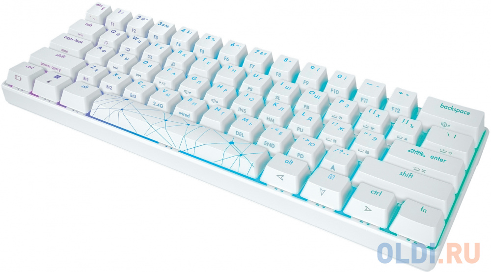 Клавиатура GMNG GG-KB505XW White Радио USB