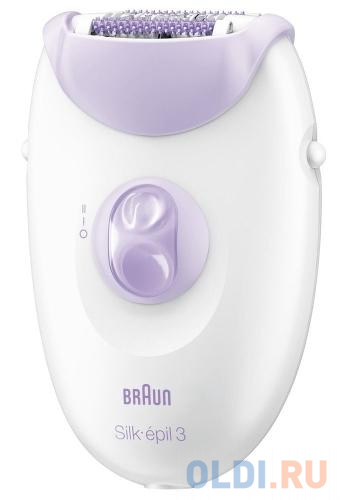 Эпилятор Braun SE3170, аккум, белый/розовый [81315016] в Москвe