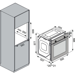 Электрический духовой шкаф Kuppersberg HF 603 BX