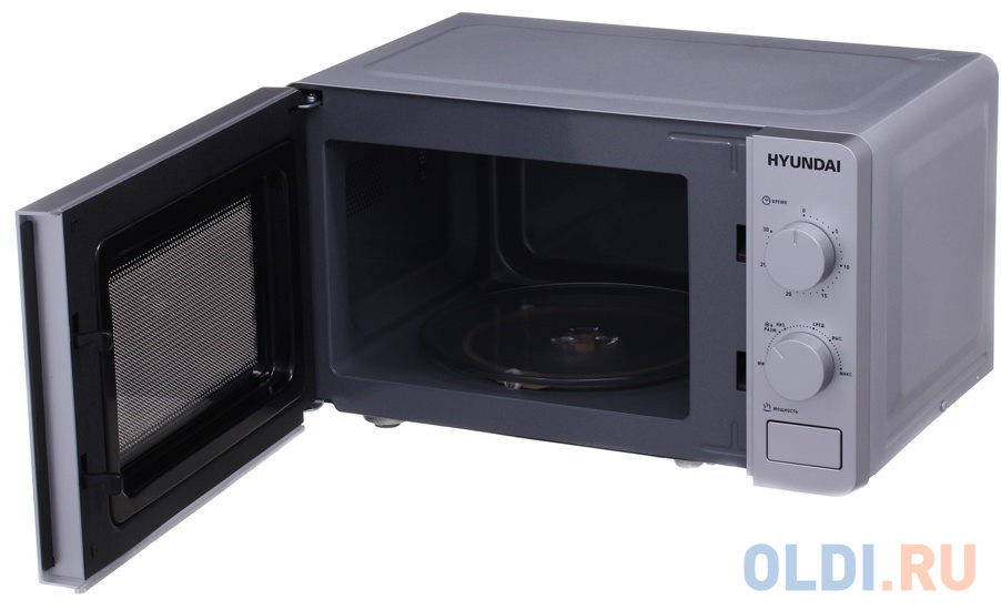 Микроволновая Печь Hyundai HYM-M2001 20л. 700Вт серебристый/черный