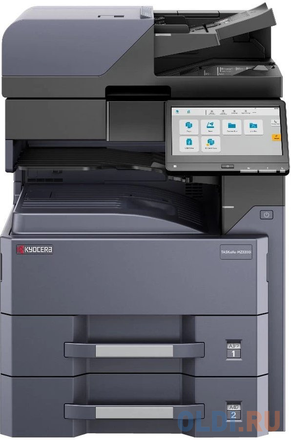 Kyocera MZ4000i P/C/S, ч/б лазерный, A3, 40/21(A4/A3) стр/мин, 1200x1200 dpi, 2 Гб+32 Гб SSD, USB 2.0, Network, HyPAS, лоток 2*500 л., Duplex, без кры в Москвe