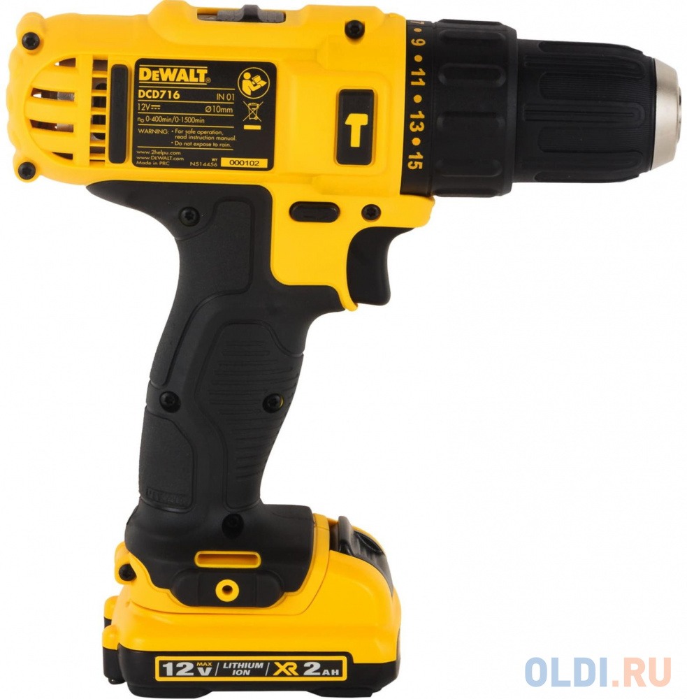 Дрель-шуруповёрт DeWalt DCD716D2-QW