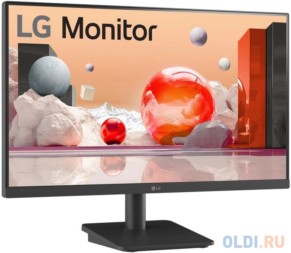 МОНИТОР 23.8" LG 24MS500-B Black (IPS, 1920x1080, 100Hz, 5 ms, 178°/178°, 250 cd/m, 1300:1, +2xHDMI 1.4)