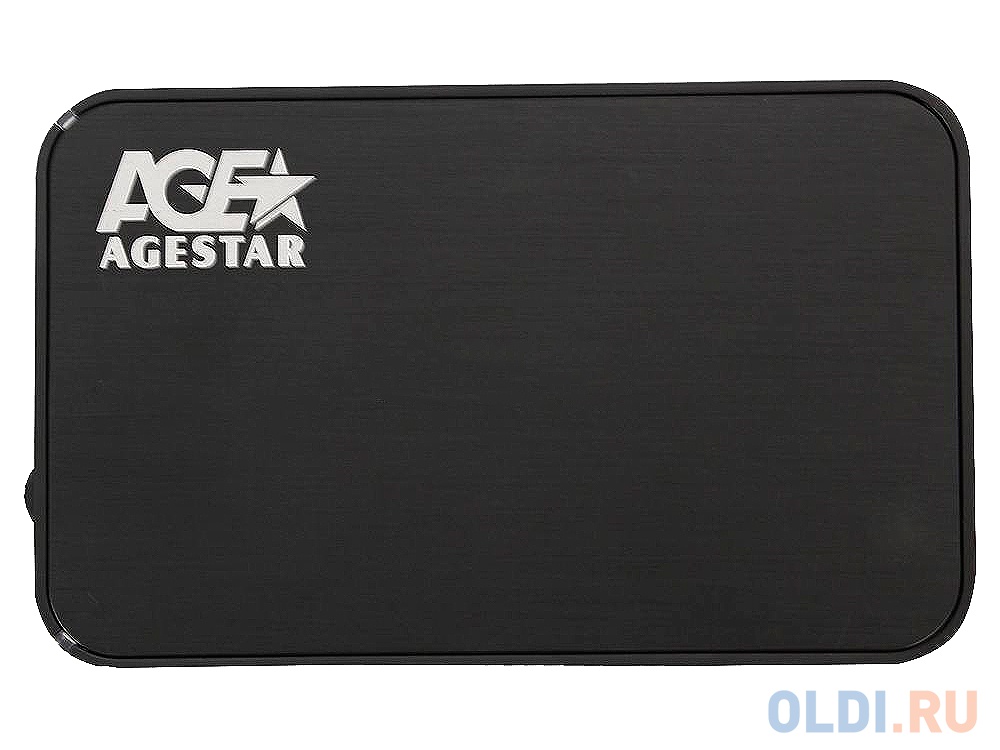 Мобил рек AgeStar 3UB3A8-6G (Black), usb3.0 to 3,5"hdd SATA алюминий