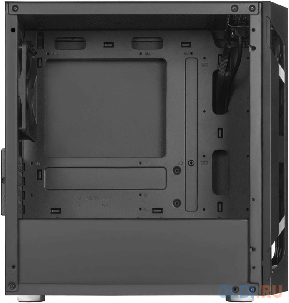 Корпус microATX SilverStone SST-FAH1MB Без БП чёрный