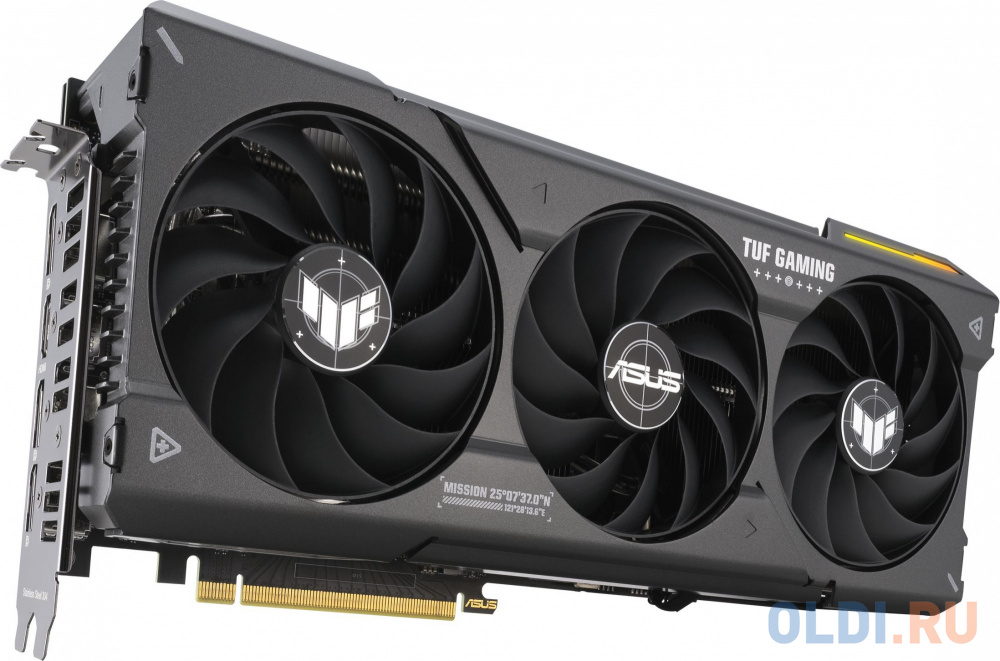 Видеокарта Asus PCI-E 4.0 TUF-RTX4070S-O12G-GAMING NVIDIA GeForce RTX 4070 Super 12Gb 192bit GDDR6X 2475/21000 HDMIx1 DPx3 HDCP Ret