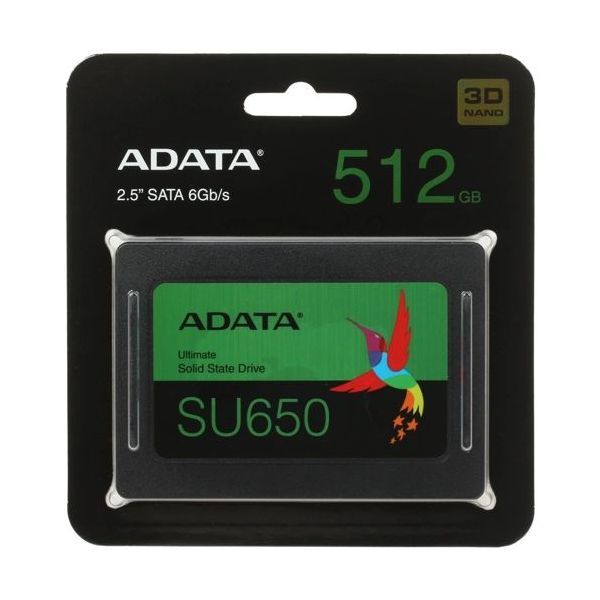 Накопитель SSD A-Data SU650 512GB (ASU650SS-512GT-R) в Москвe