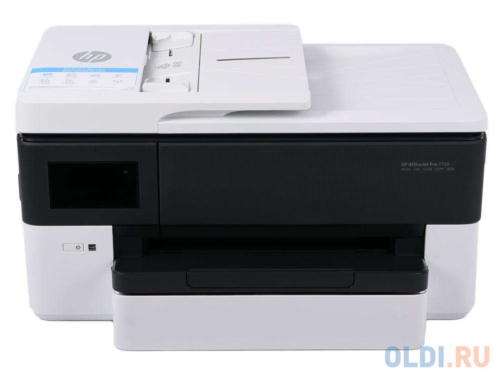 МФУ HP Officejet Pro 7720 <Y0S18A принтер/сканер/копир/факс, А3, ADF, дуплекс, 22/18 стр/мин, USB, Ethernet, WiFi (замена G3J47A OJ7510A) в Москвe