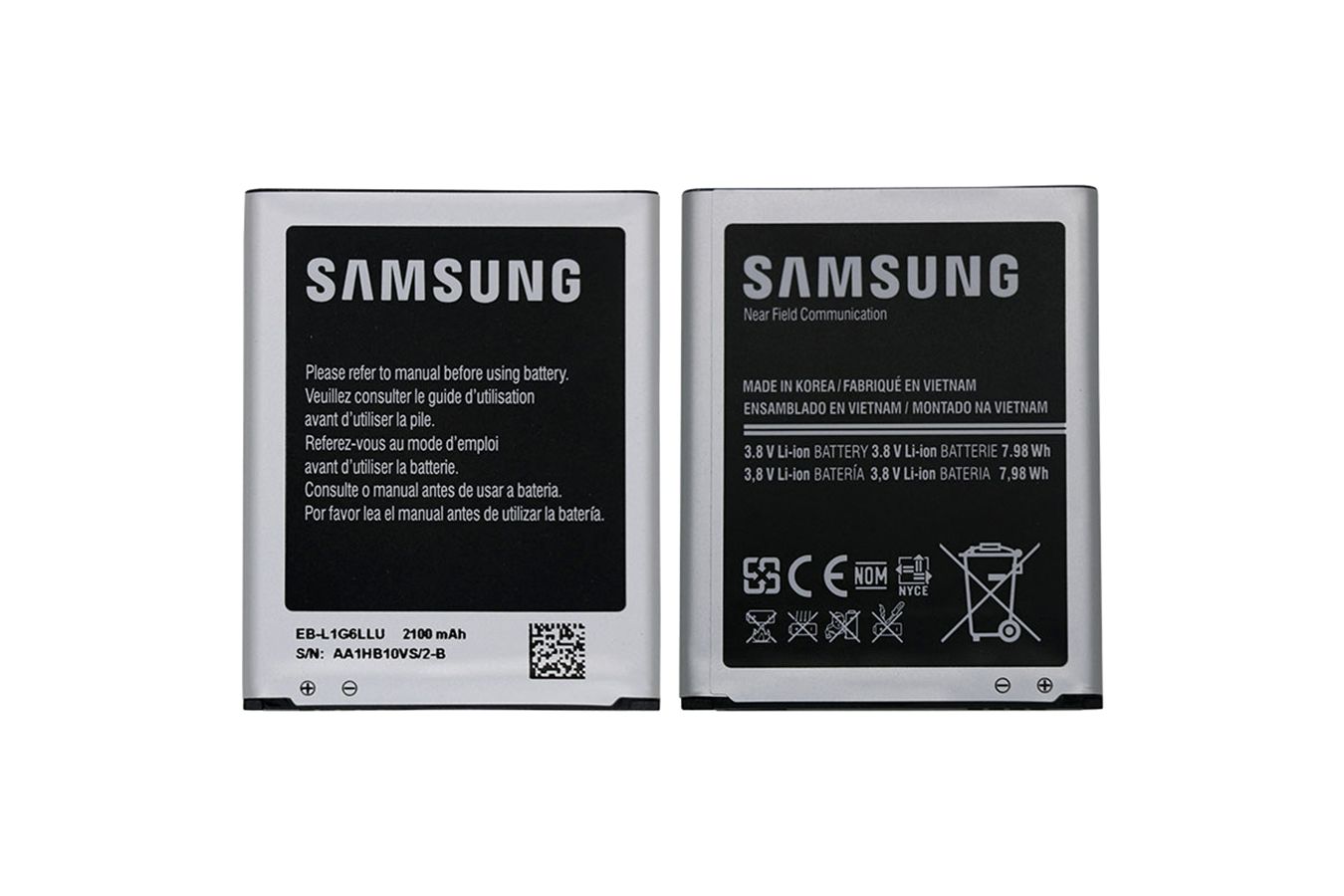 Аккумулятор ZeepDeep EB-L1G6LLU для Samsung 0, Li-Pol, 2100mAh, 3.7V (801399)