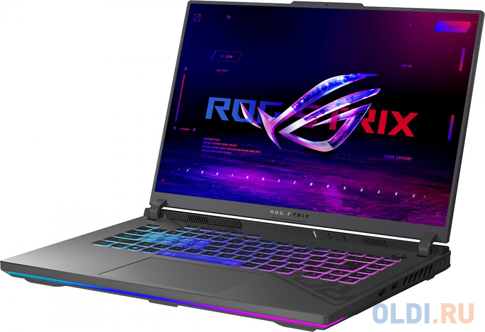 Ноутбук Asus ROG Strix G18 G614JZ-N4080 Core i7 13650HX 16Gb SSD1Tb NVIDIA GeForce RTX4080 12Gb 16" IPS WQXGA (2560x1600) noOS grey WiFi BT Cam (