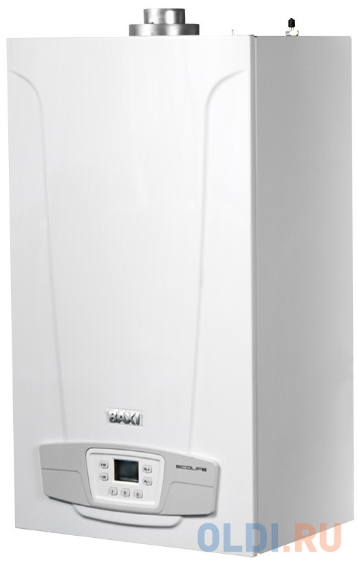 Котел газовый BAXI ECO LIFE 1.24F настен,24 кВт,одноконтурный, с закрыт. кам. сгор. (без дымохода)