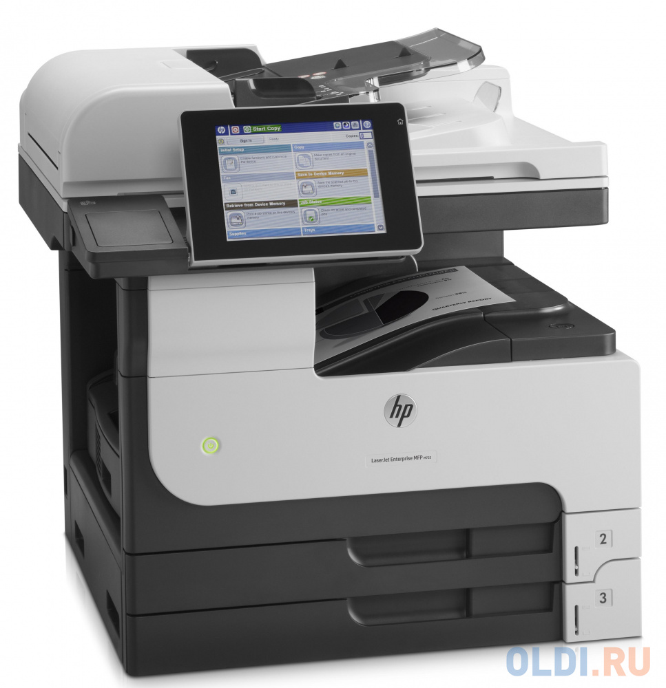 МФУ HP LaserJet Ent.700 M725dn  CF066A принтер/сканер/копир/эл.почта, A3, 41стр/мин, дуплекс, 1Гб, HDD 320Гб,USB,LAN